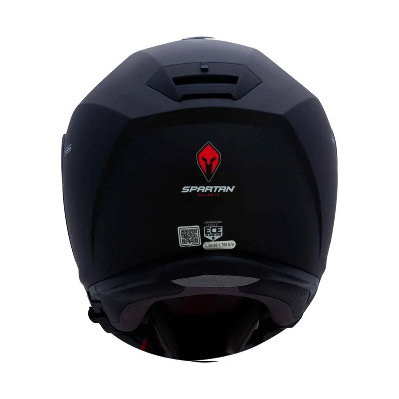 Casco Spartan Gecko Sv Solid Negro