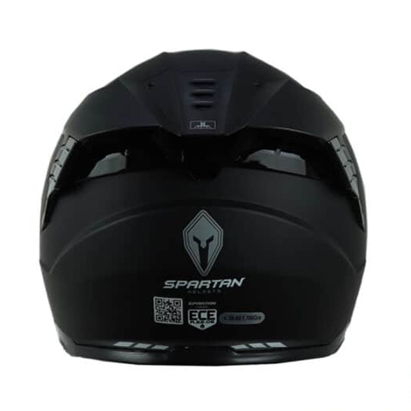Casco Spartan Hawkevo Negro