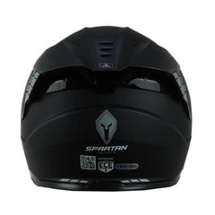 Casco Spartan Hawkevo Negro
