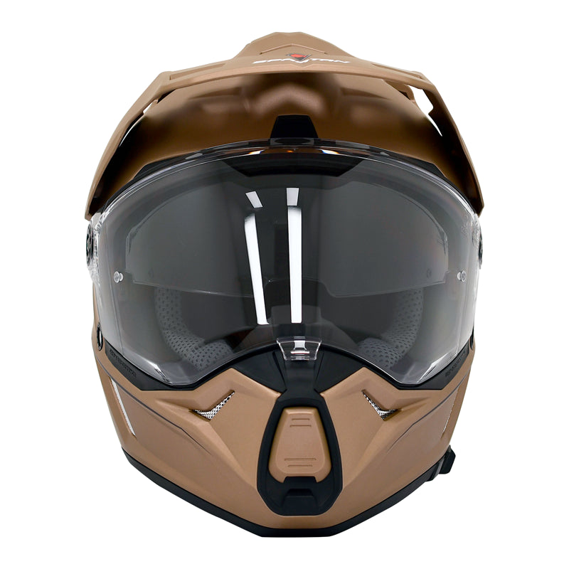 Casco Spartan Wolf Silver Café