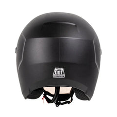 Casco Tech T10 Plano Negro Visor Smoke