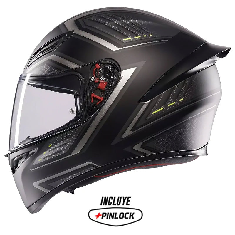 Casco Agv K1-S Multisling_063 Negro Gris