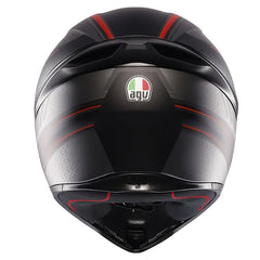 Casco Agv K1-S Multisling_063 Negro Rojo