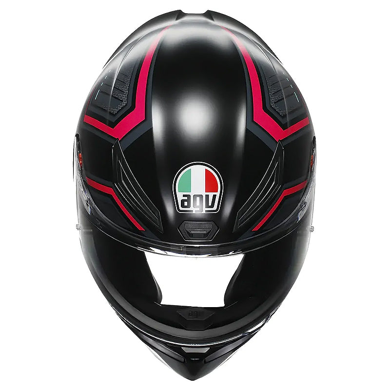 Casco Agv K1-S Multisling_063 Negro Rosado