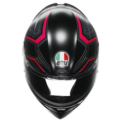 Casco Agv K1-S Multisling_063 Negro Rosado