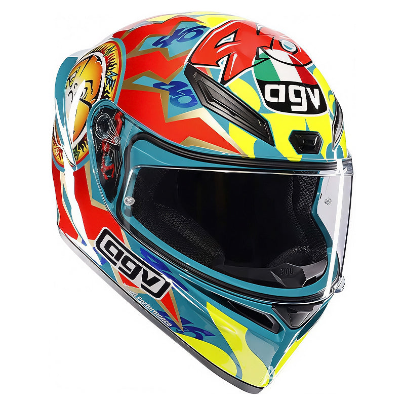 Casco Agv K1-S Rossi Mugello 1999 Azul