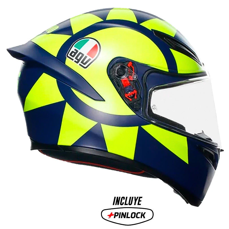 Casco Agv K1-S Soleluna 2018 Amarillo