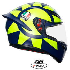 Casco Agv K1-S Soleluna 2018 Amarillo