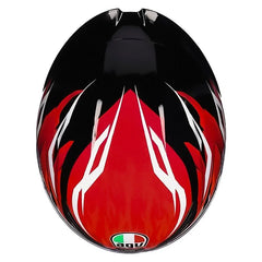 Casco Agv K1-S Multi Lion (035) Negro Rojo