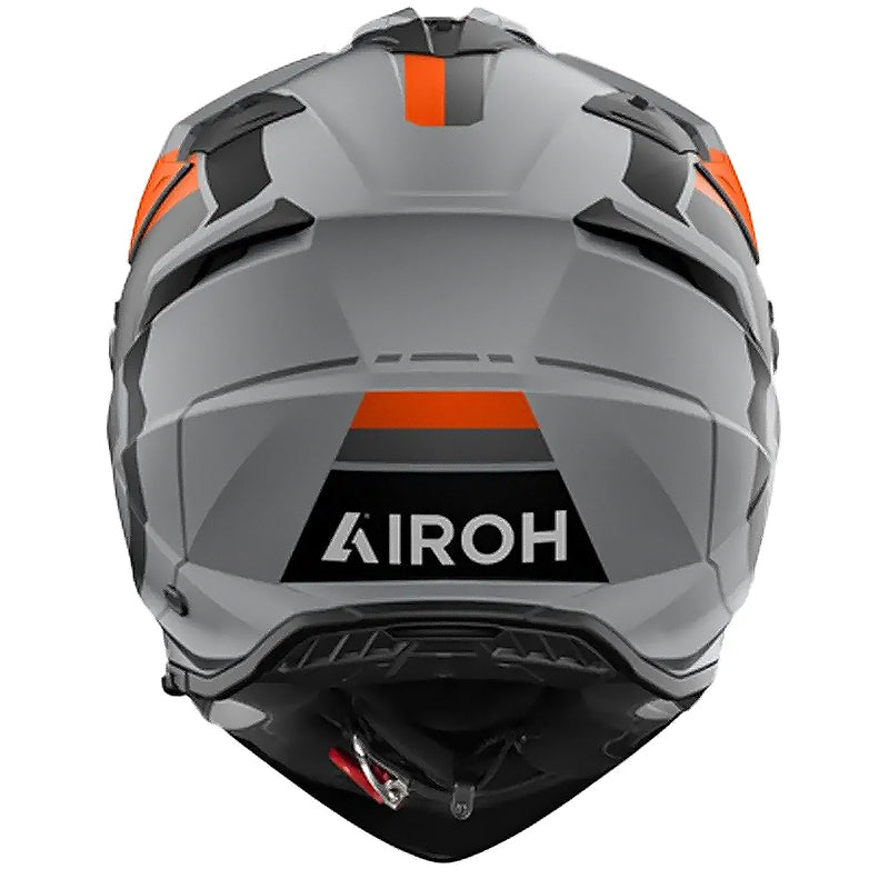 Casco Airoh Dual Bandit Horn Naranja Gris