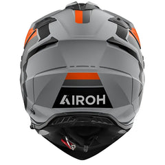 Casco Airoh Dual Bandit Horn Naranja Gris