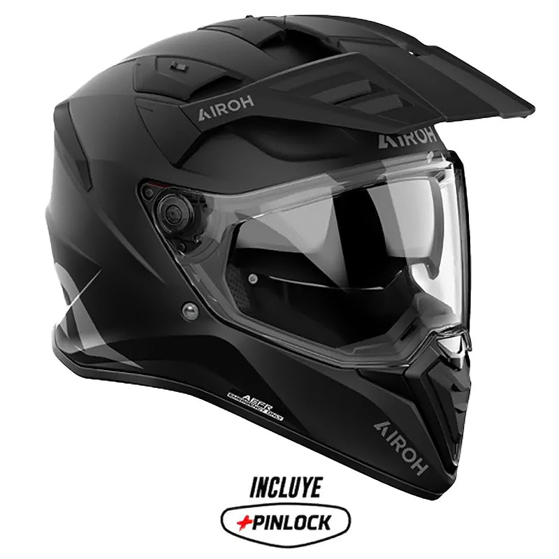 Casco Airoh Dual Bandit Negro Mate