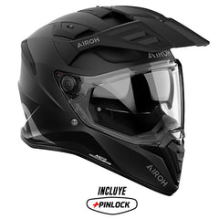 Casco Airoh Dual Bandit Negro Mate