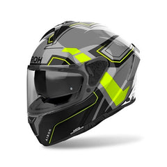 Casco Airoh Spark 2 Dart Amarillo Gris Brillo