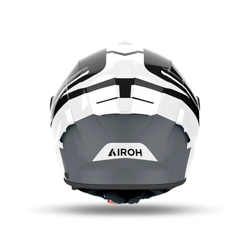 Casco Airoh Spark 2 Spinner Blanco Gris Brillo