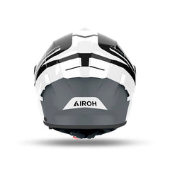 Casco Airoh Spark 2 Spinner Blanco Gris Brillo