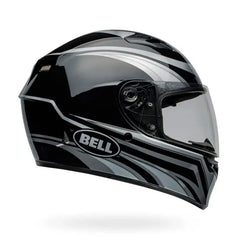 Casco Bell Qualifier Conduit Plata Negro Brillo