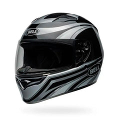 Casco Bell Qualifier Conduit Plata Negro Brillo