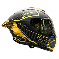 Casco Dc Shanghai Goldex Negro Dorado