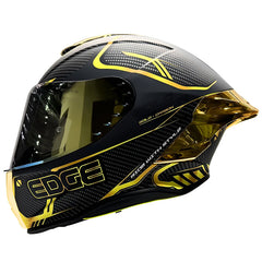 Casco Dc Shanghai Goldex Negro Dorado