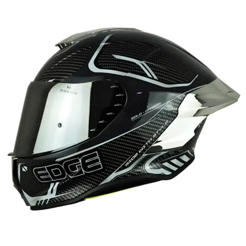 Casco Edge Shangai Goldex Plateado