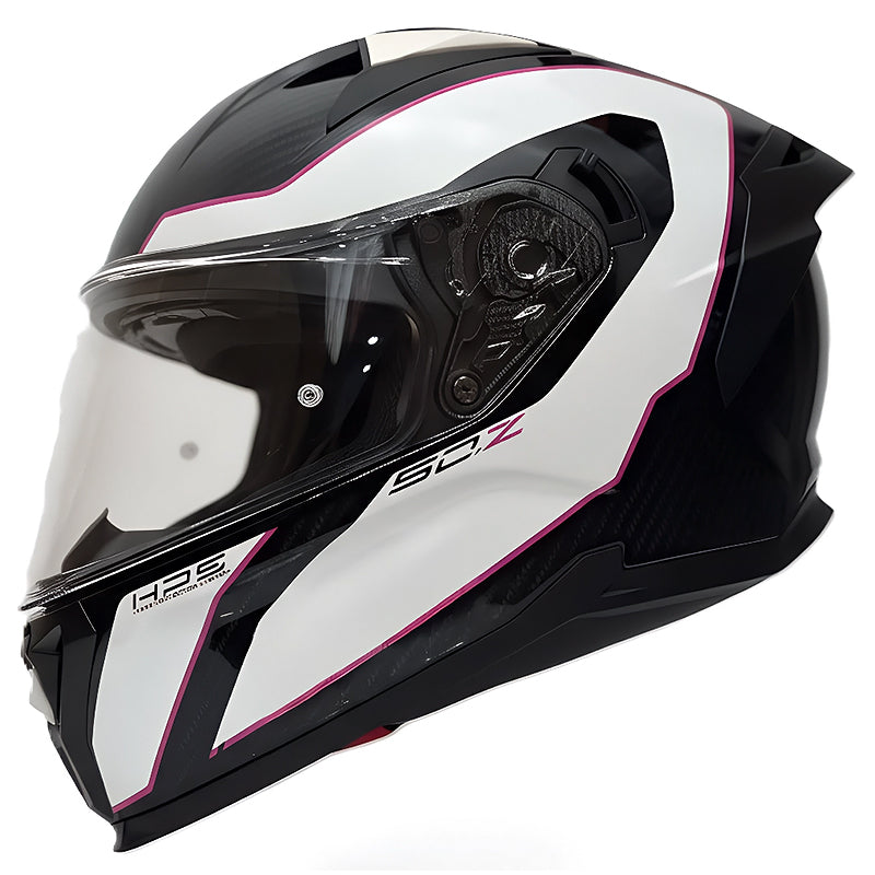 Casco Givi H50Z Negro Blanco Fucsia