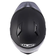Casco Hjc C10 Solid Semi_Flat_Black Negro
