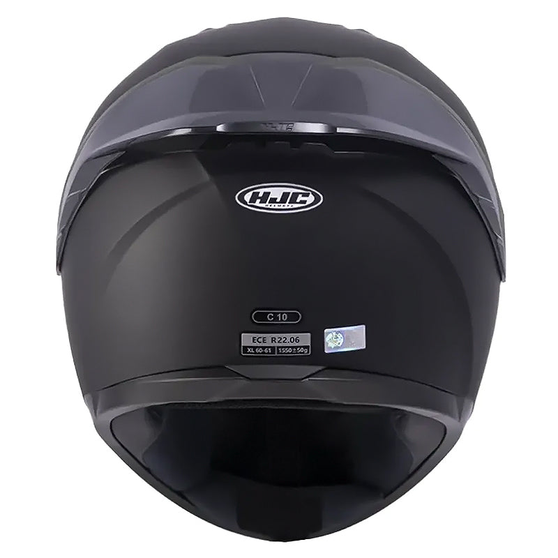 Casco Hjc C10 Solid Semi_Flat_Black Negro
