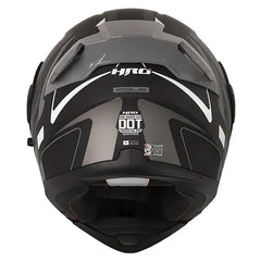 Casco Hro 3400Dv Evo Ioque Negro Gris Visor Iridium Silver