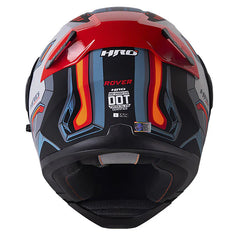Casco Hro 3400Dv Rover Negro Rojo