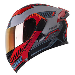 Casco Hro 3400Dv Rover Negro Rojo