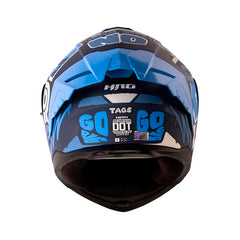 Casco Hro 3480 Tags Azul Mate