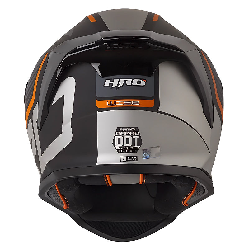 Casco Hro 506Sp Wise Negro Gris