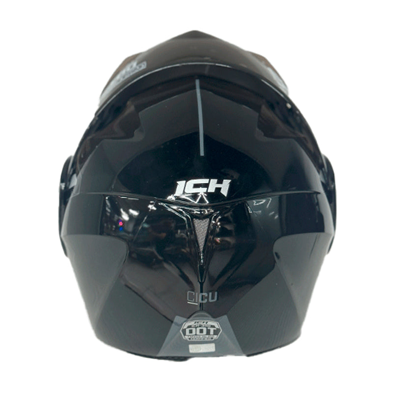 Casco Ich 3110 Cicu Negro Brillante Gris