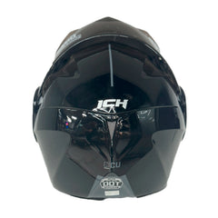 Casco Ich 3110 Cicu Negro Brillante Gris