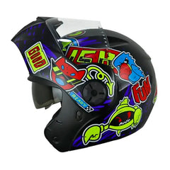 Casco Ich 3110 Kids Change Negro Amarillo Neon