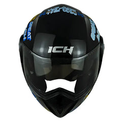 Casco Ich 3110 Kids Eracer Negro Naranja