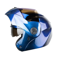 Casco Ich 3110 Solid Camaleon Visor Azul