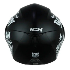 Casco Ich 3110 Speed_Mast Negro Blanco Visor Smoke