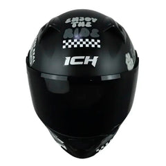 Casco Ich 3120 Fifties Negro Gris Visor Smoke