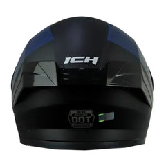 Casco Ich 3120 Further Negro Azul Navy Visor Smoke