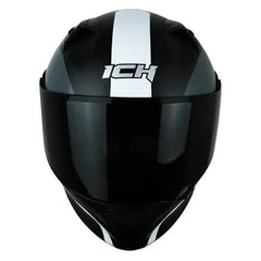 Casco Ich 3120 Further Negro Blanco Visor Smoke