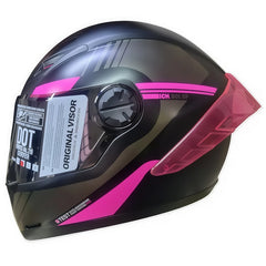 Casco Ich 501Sp Hadex Negro Fucsia