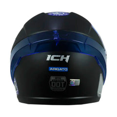 Casco Ich 501sp Arigato Negro Azul Visor Smoke