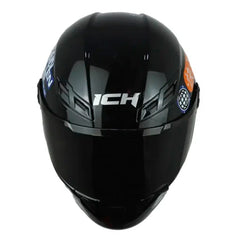 Casco Ich 501sp Arigato Negro Naranja Visor Smoke
