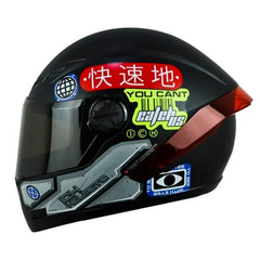 Casco Ich 501sp Arigato Negro Rojo Visor Smoke