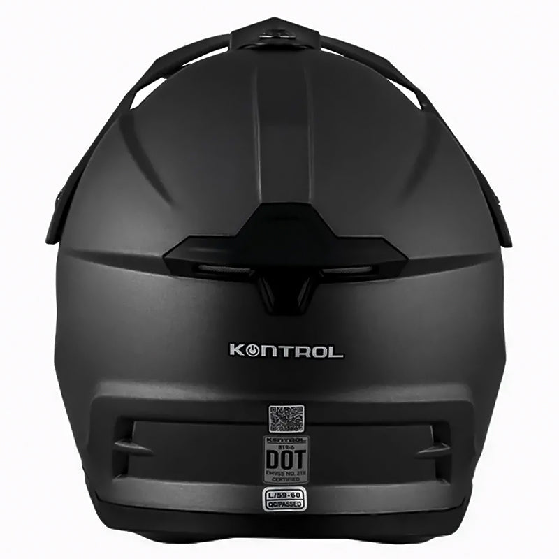 Casco Kontrol 819-6 Negro Mate