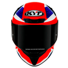 Casco Kyt Tt Revo Gear Azul Rojo