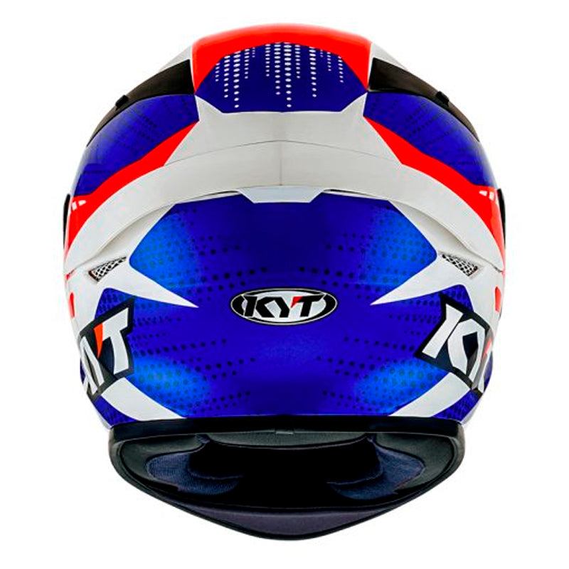 Casco Kyt Tt Revo Gear Azul Rojo