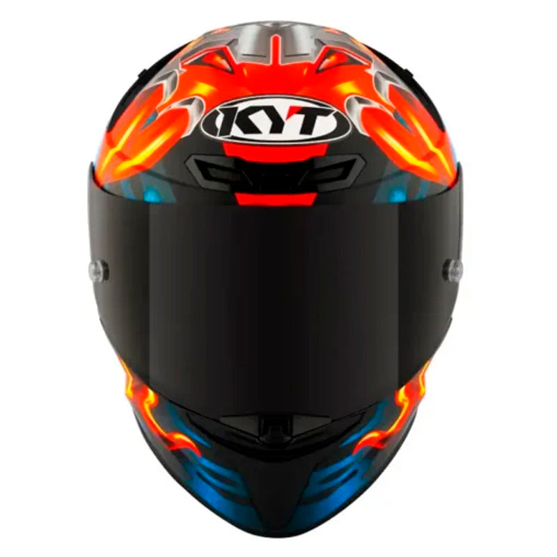 Casco Kyt Tt Revo Magnet Azul Rojo